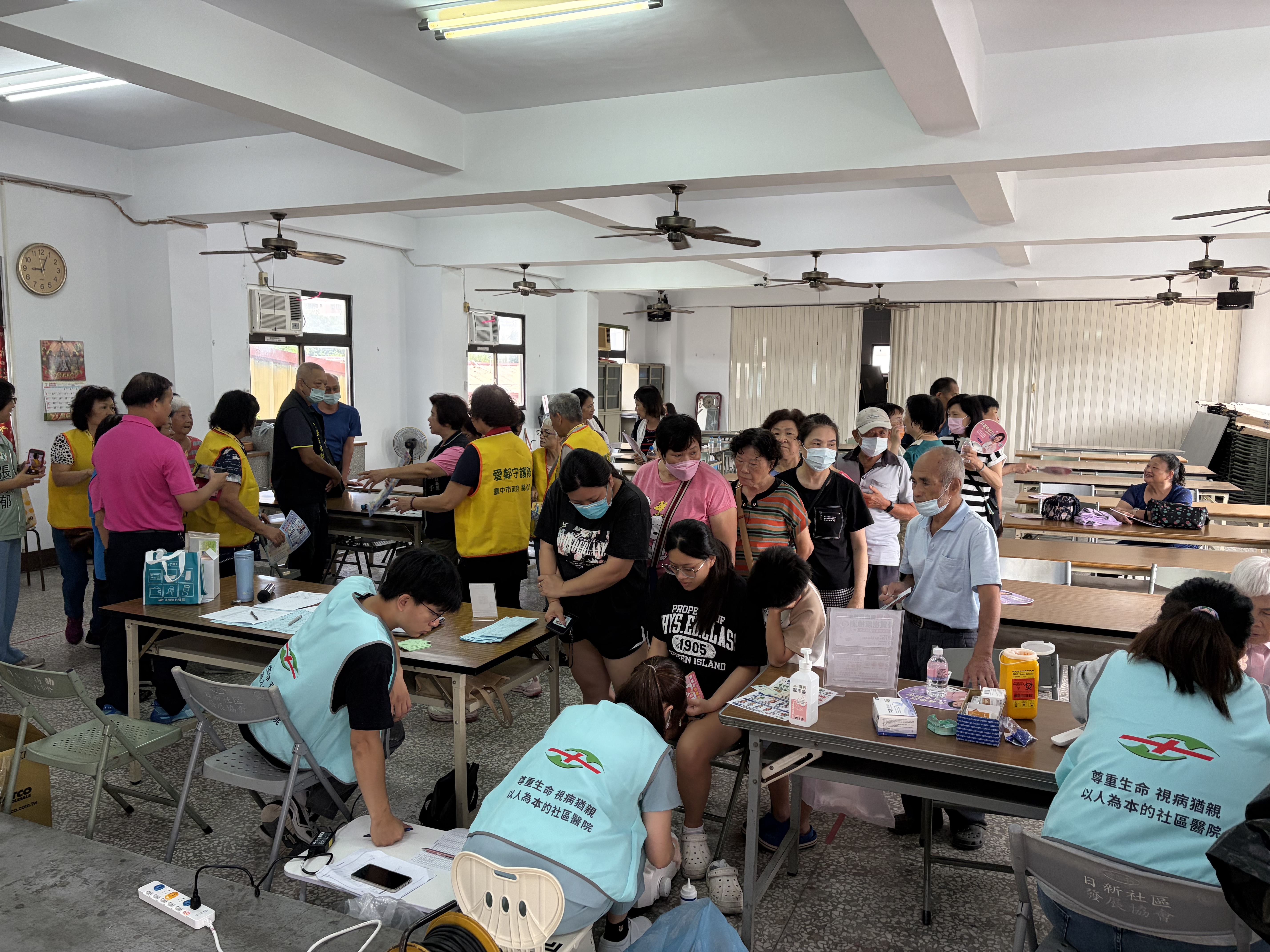 【社區篩檢】0814日新里社篩活動圓滿落幕